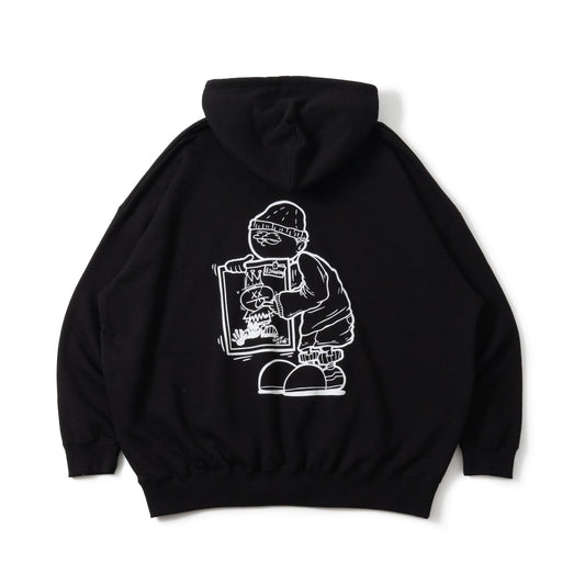 SCRIBBLE PULLOVER HOODIE (BACKYARD)