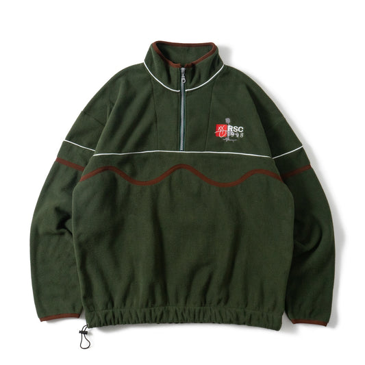 ROUGH FLEECE HALF ZIP JACKET(BACKYARD)