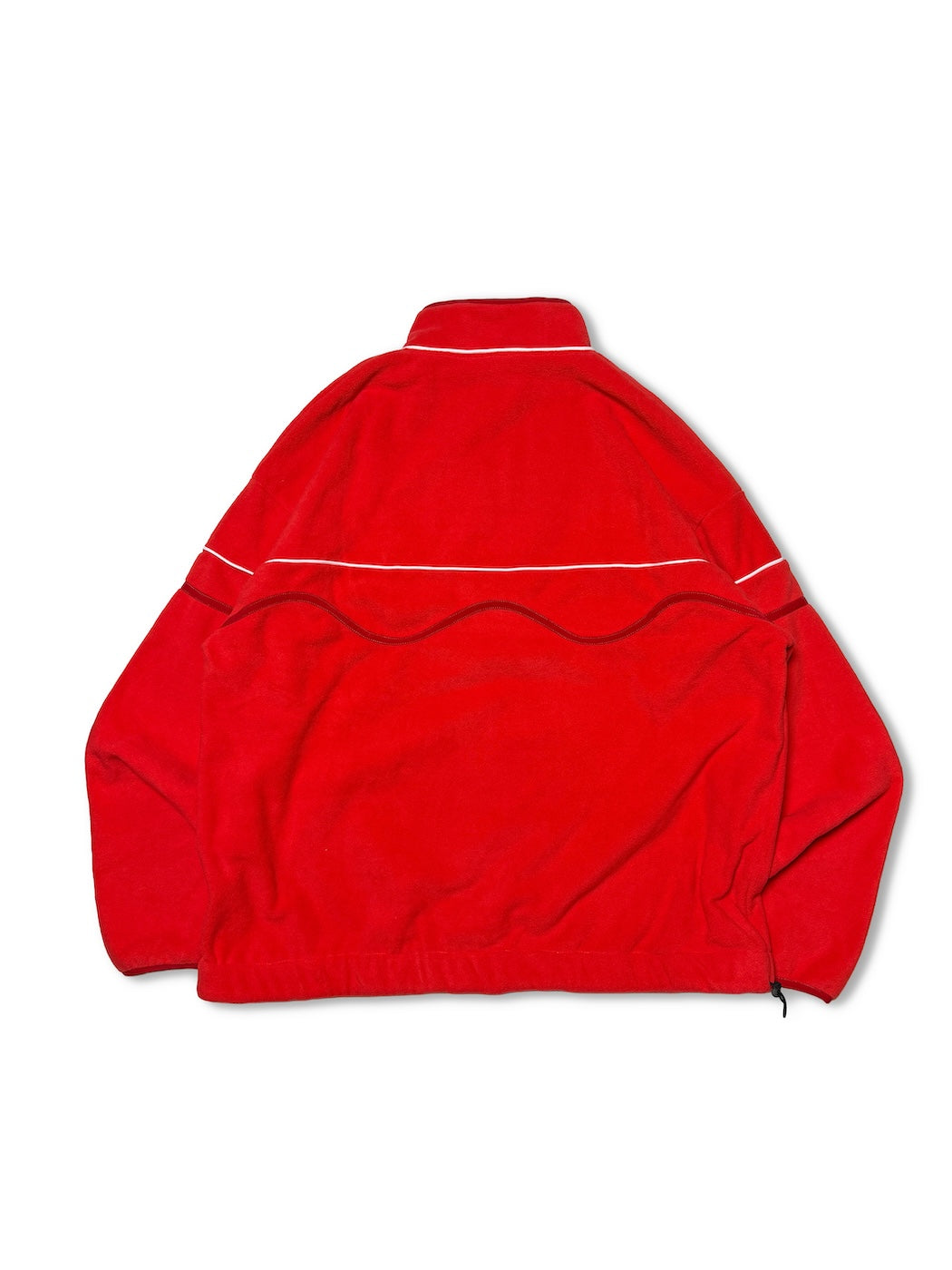ROUGH FLEECE HALF ZIP JACKET RED (BACKYARD)