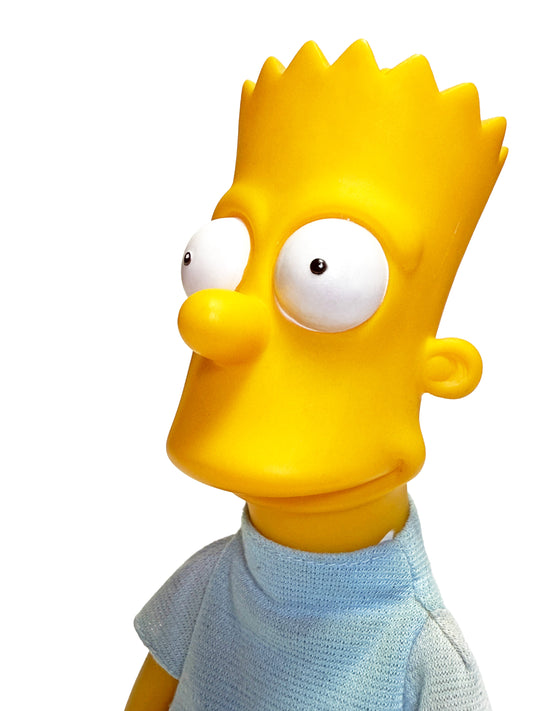 1990 THE SIMPSONS BART RUBBER FACE PLUSH