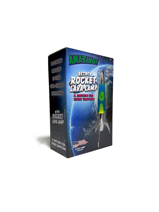 RETRO ROCKET LAVA LAMP