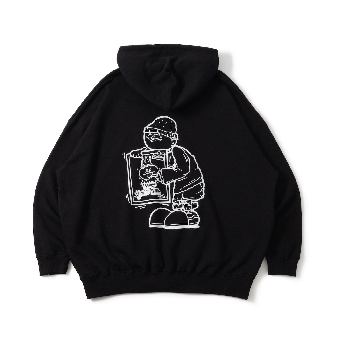 SCRIBBLE PULLOVER HOODIE (BACKYARD)