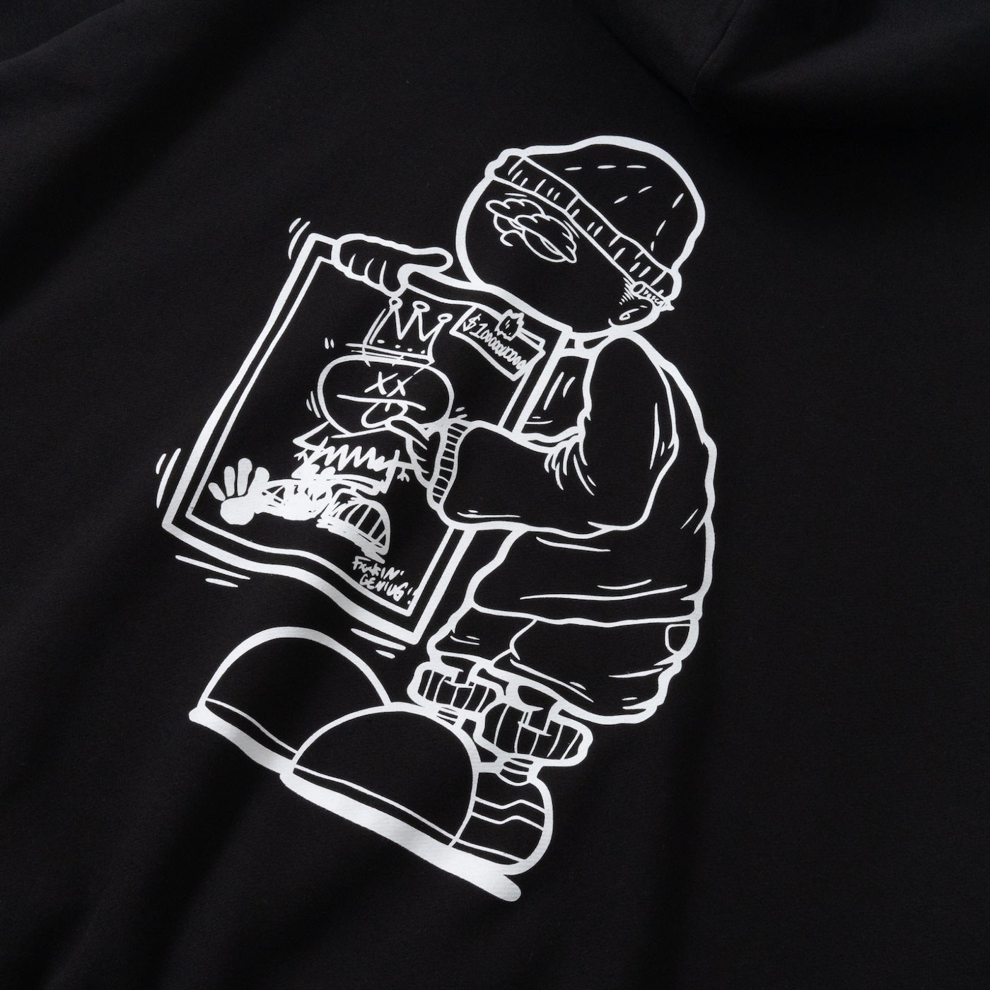 SCRIBBLE PULLOVER HOODIE (BACKYARD)