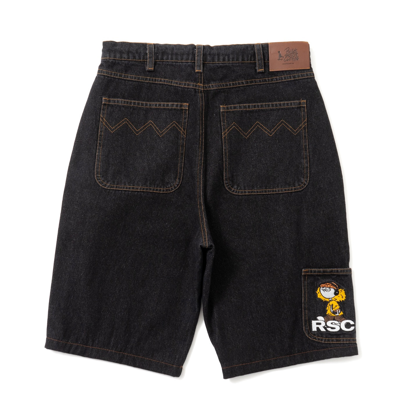 ROUGH DENIM SHORTS