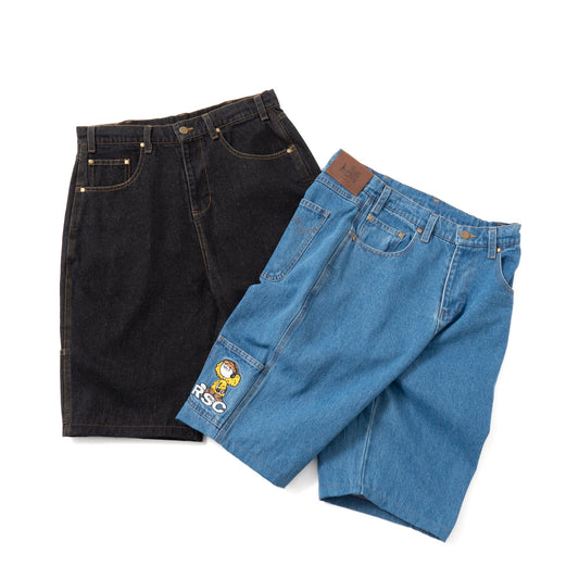 ROUGH DENIM SHORTS