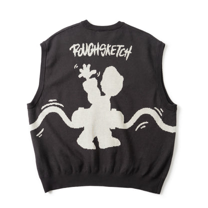 ROUGH KNIT VEST