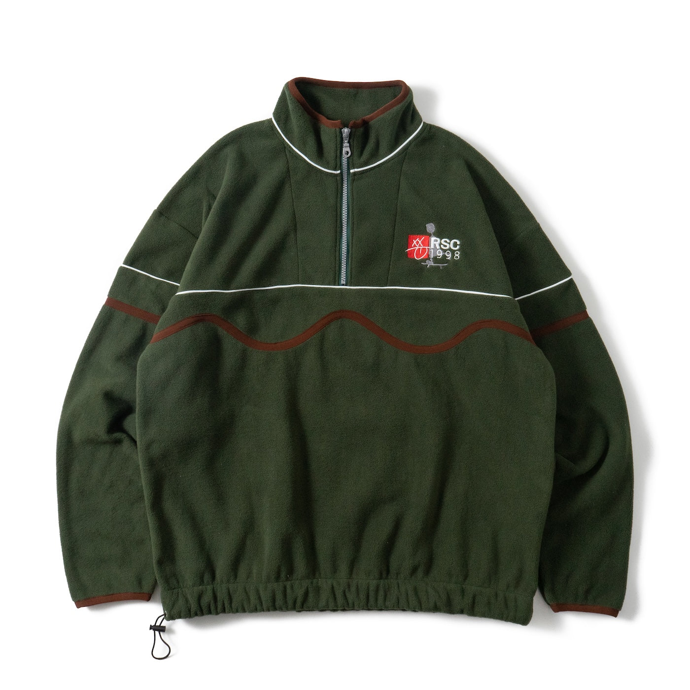 ROUGH FLEECE HALF ZIP JACKET(BACKYARD)