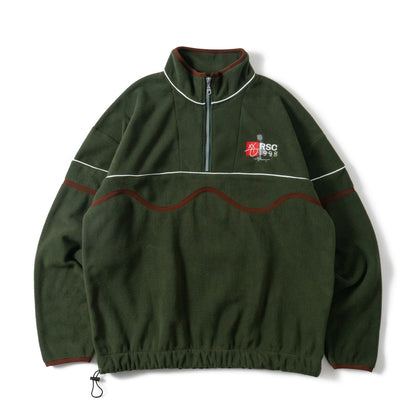 ROUGH FLEECE HALF ZIP JACKET(BACKYARD)