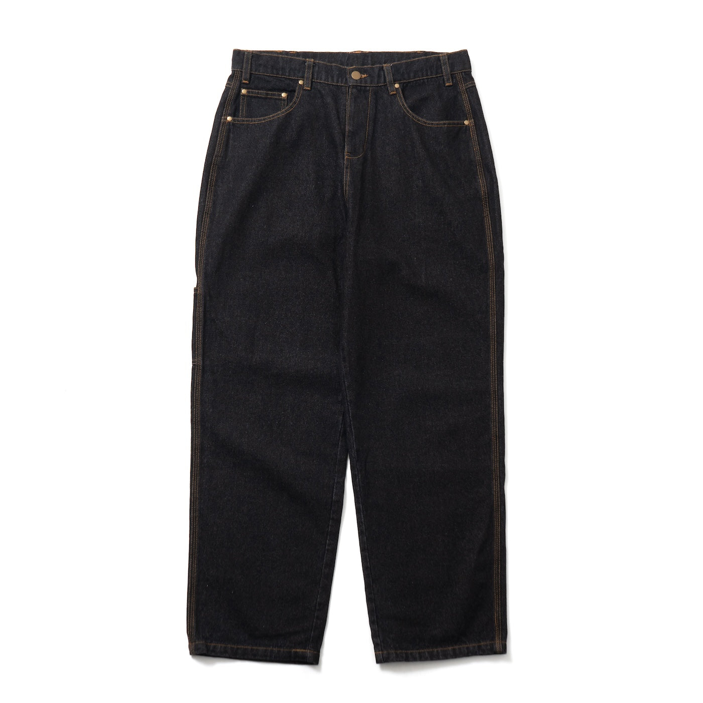 ROUGH VINYL DENIM PANTS