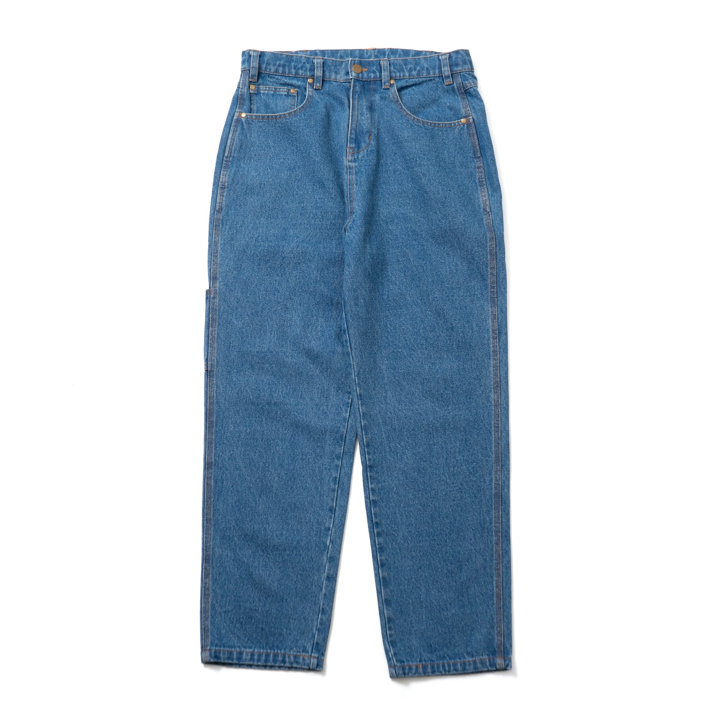 ROUGH VINYL DENIM PANTS