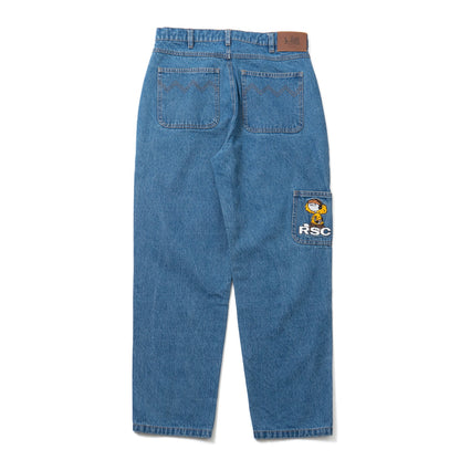 ROUGH VINYL DENIM PANTS