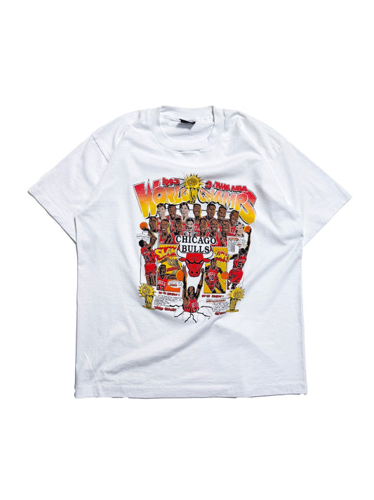 1993 WORLD CHAMPS CHICAGO BULLS S/S TEE