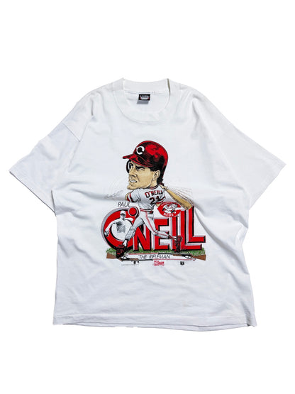1991 CINCINNATI REDS  PAUL O'NEILL S/S TEE