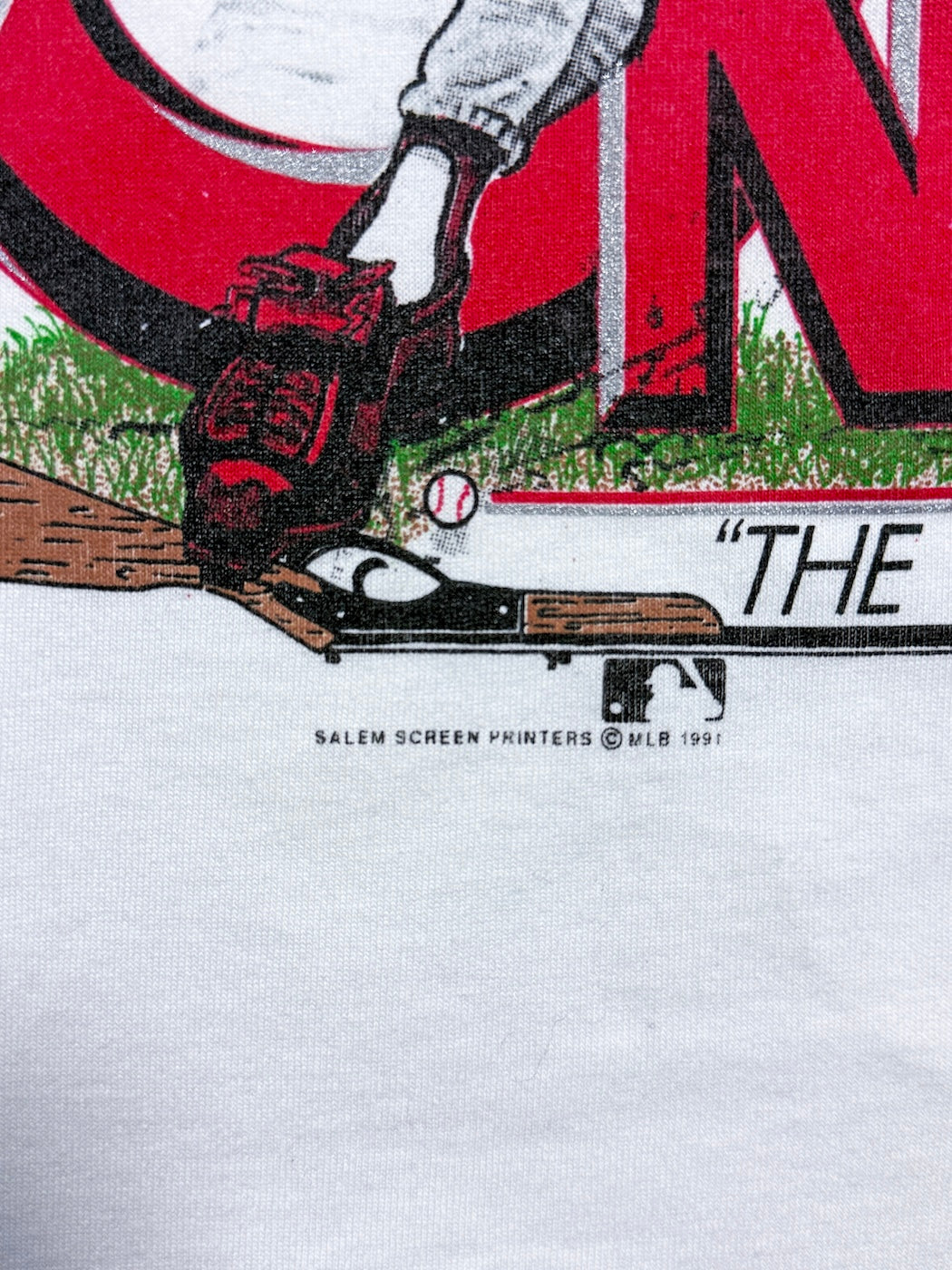 1991 CINCINNATI REDS  PAUL O'NEILL S/S TEE