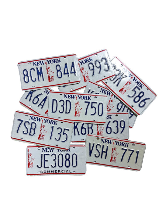 NEW YORK VINTAGE NUMBER PLATE