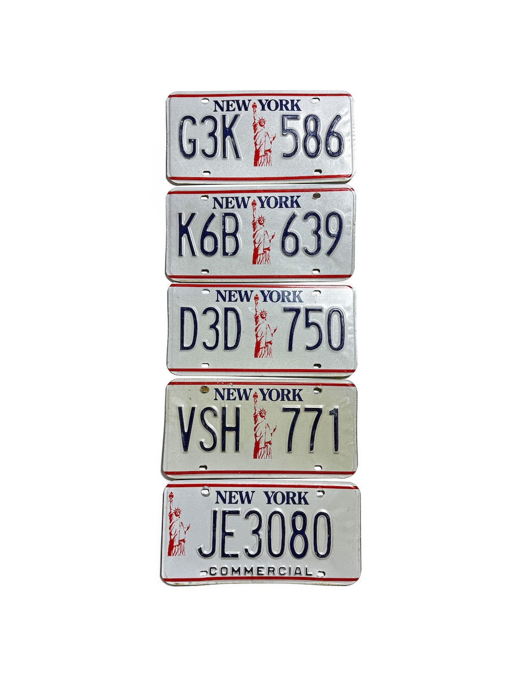 NEW YORK VINTAGE NUMBER PLATE