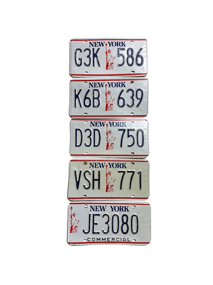 NEW YORK VINTAGE NUMBER PLATE
