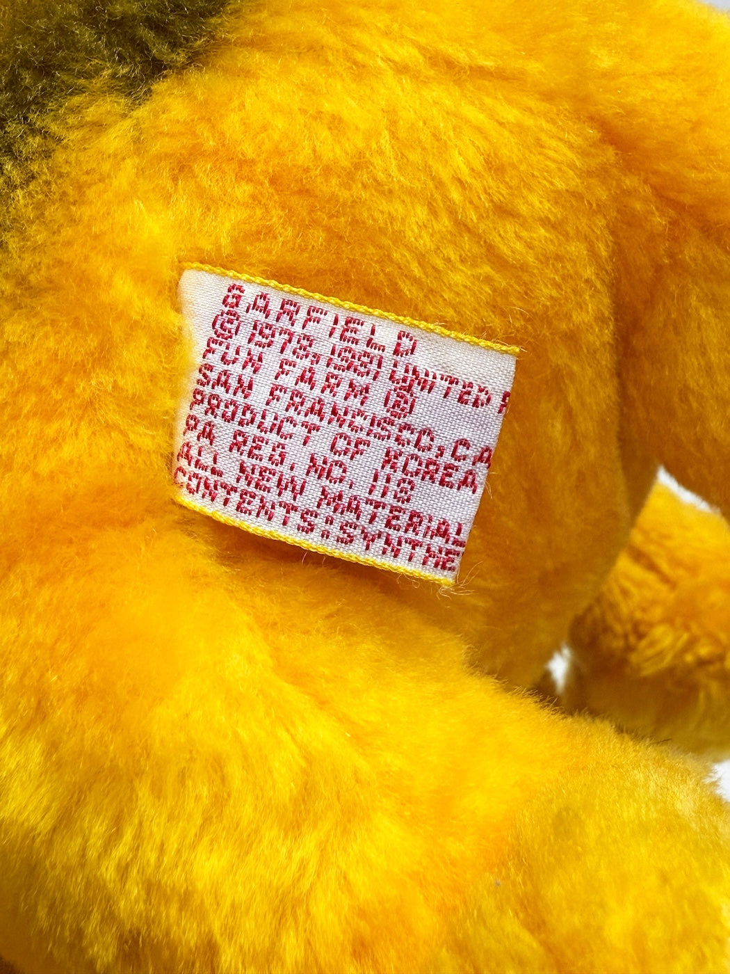1980s~90s GARFIELD VINTAGE PLUSH
