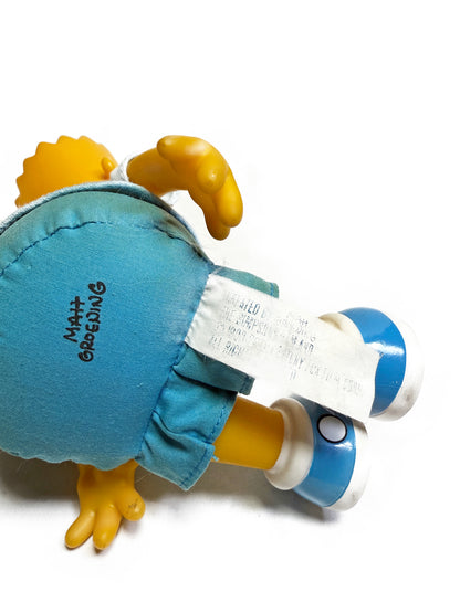 1990 THE SIMPSONS BART RUBBER FACE PLUSH