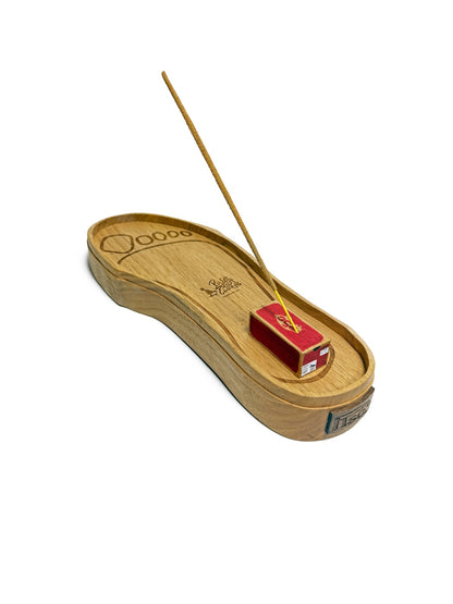WOODEN OUTSOLE TRAY & INCENSE HOLDER