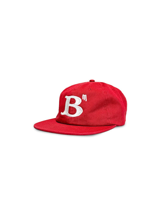 BBB BIII 6PANEL CAP [RED]