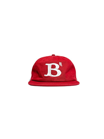 BBB BIII 6PANEL CAP [RED]