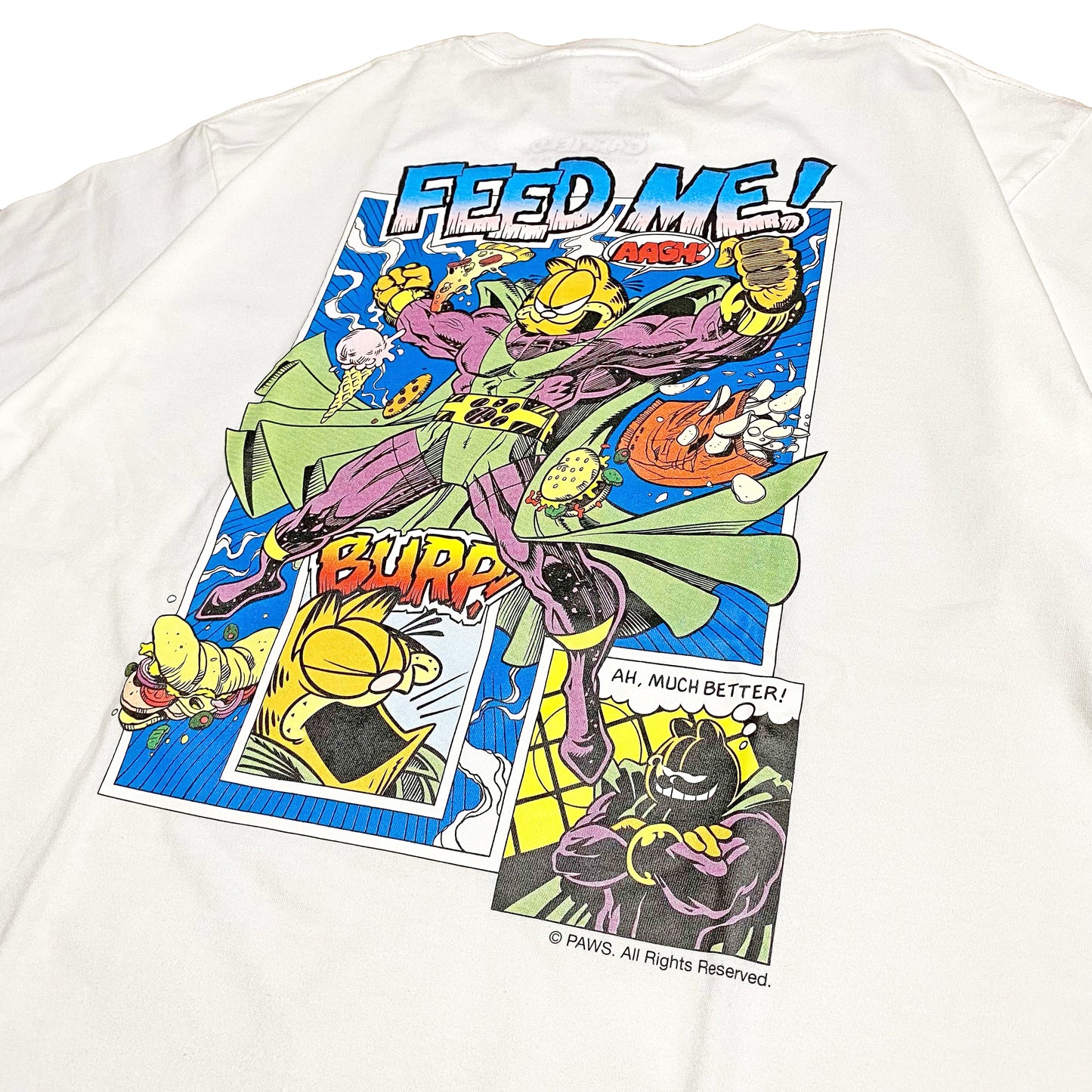 RSC x GARFIELD S/S TEE [FEED ME!] (BACKYARD)