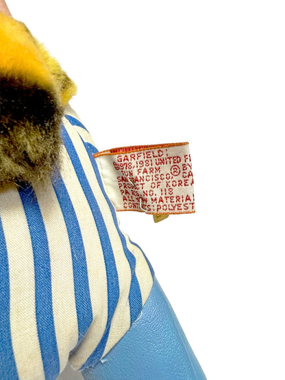 GARFIELD VINTAGE PLUSH "SWIM SUIT BLUE"