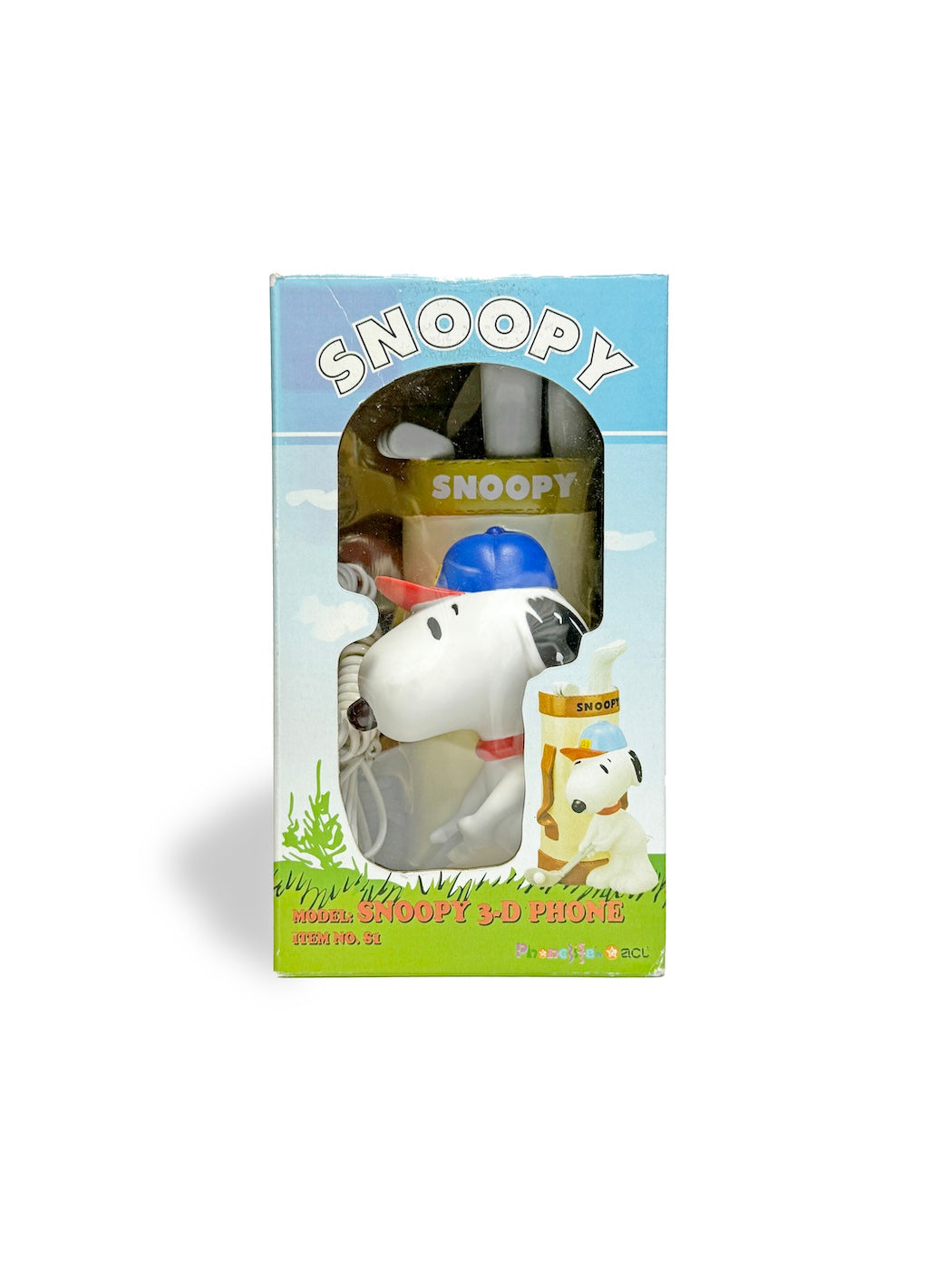 1990s SNOOPY 3-D PHONE