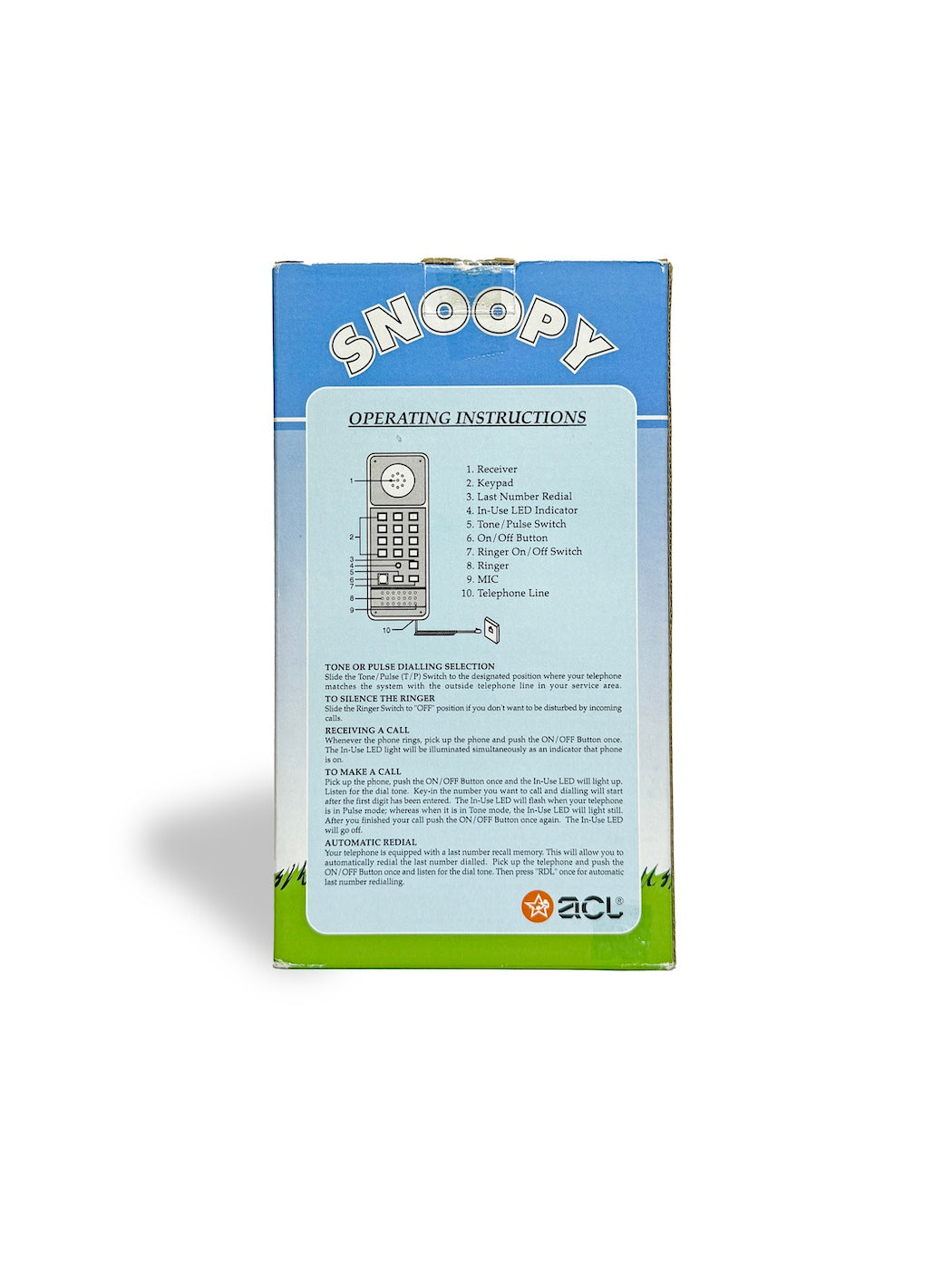 1990s SNOOPY 3-D PHONE