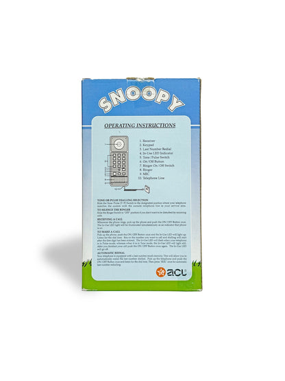 1990s SNOOPY 3-D PHONE
