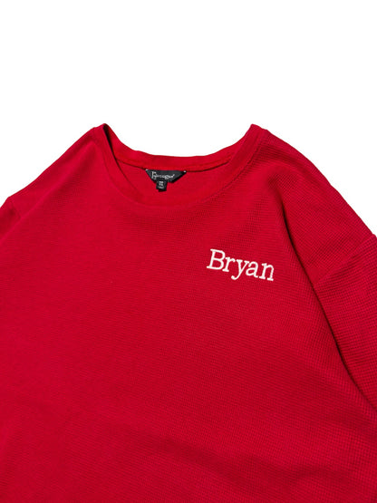 2000s PAJAMAGRAM BRYAN THERMAL L/S TEE