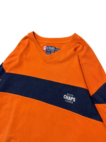 2000s RALPH LAUREN CHAPS RUGBY L/S TEE