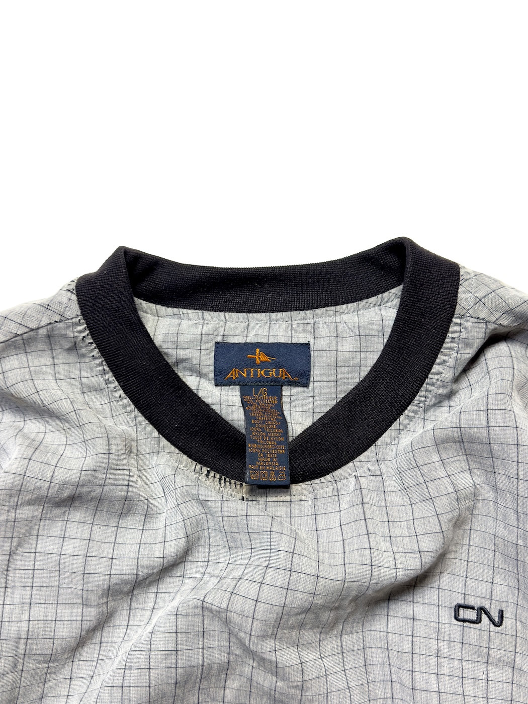 2000s ANTIGUA CHECK GOLF JACKET
