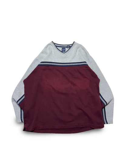 2000s GAP 2TONE HEAVY L/S TEE