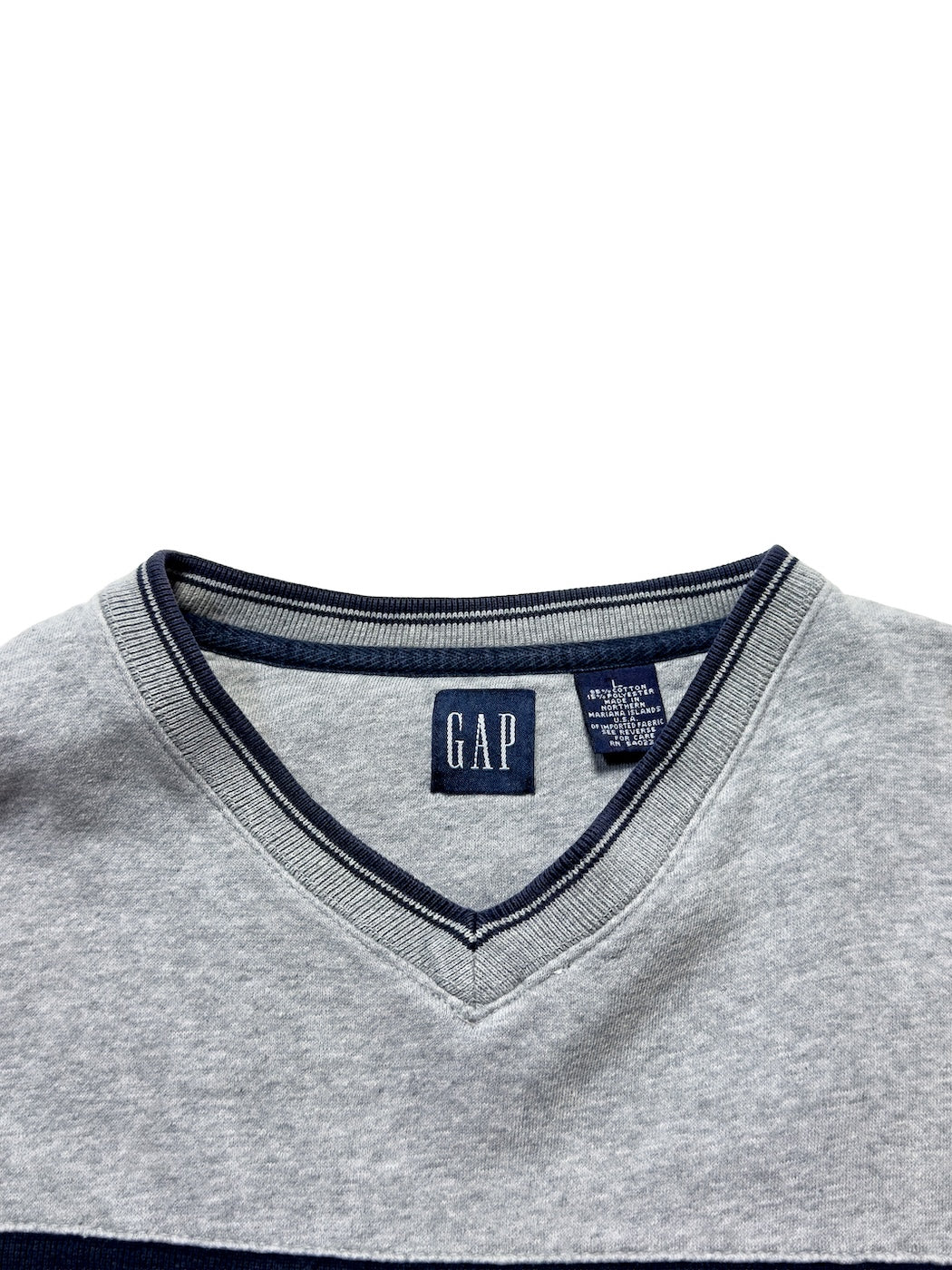 2000s GAP 2TONE HEAVY L/S TEE