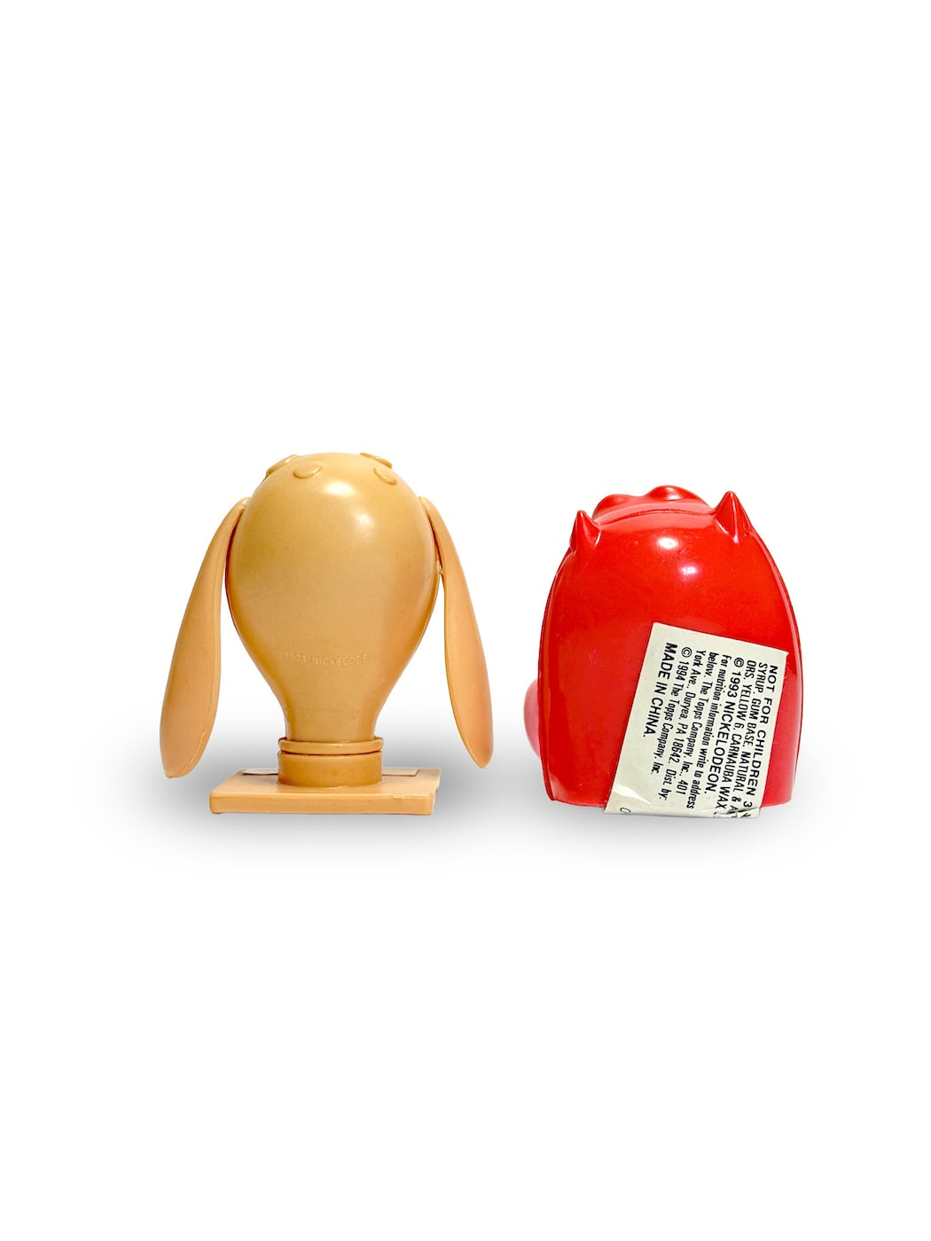 1993 REN&STIMPY CANDY CONTAINER SET FIGURE