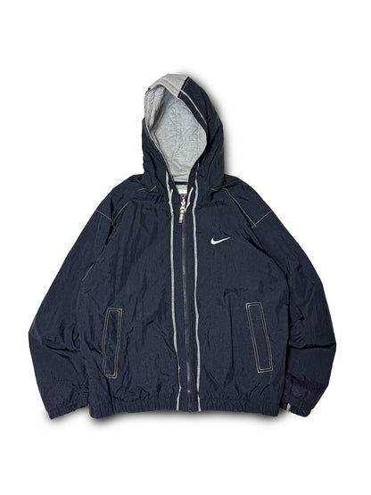 1990s NIKE SWEAT LINED WIND JACKET