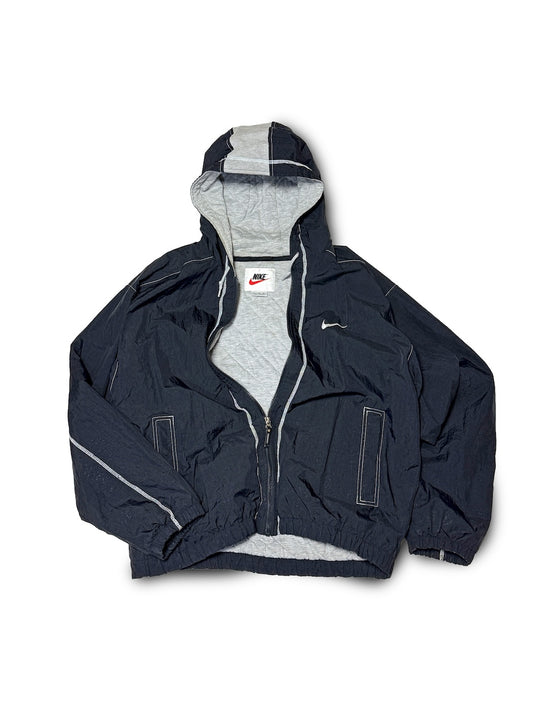 1990s NIKE SWEAT LINED WIND JACKET