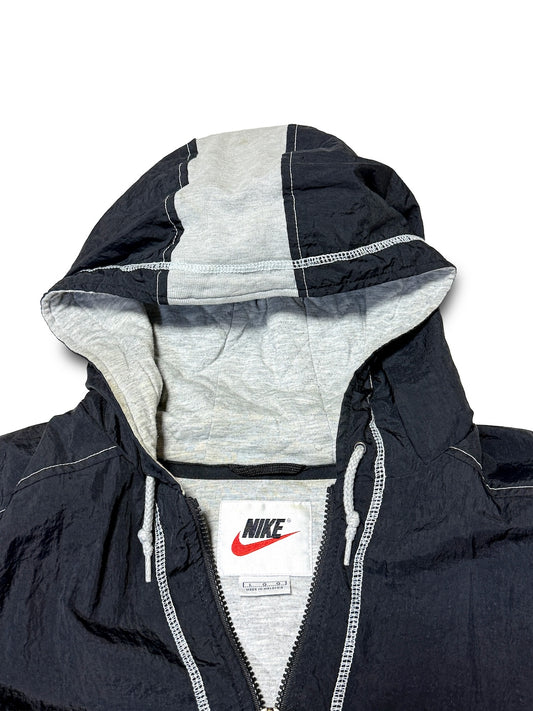 1990s NIKE SWEAT LINED WIND JACKET