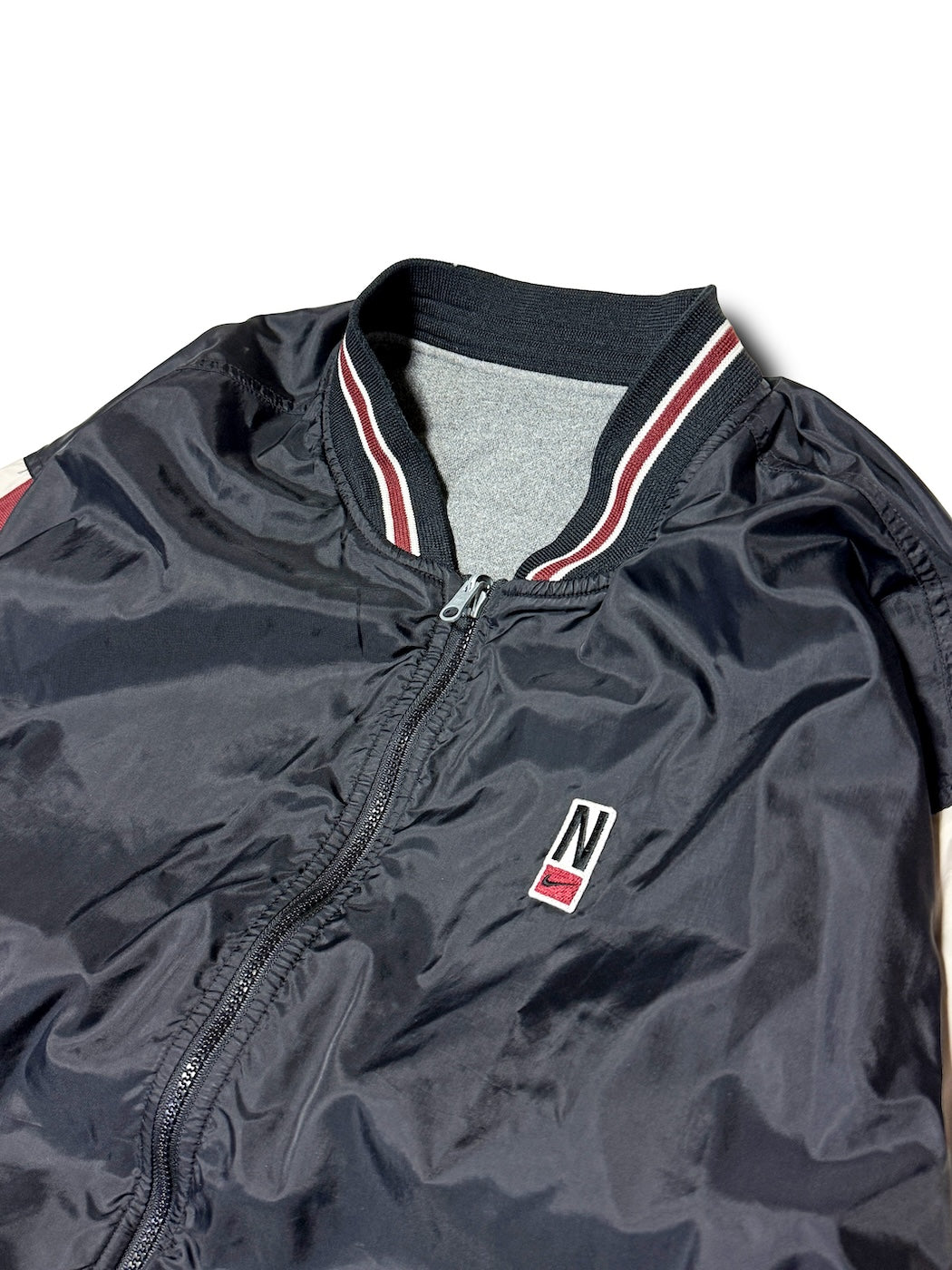 1990s NIKE REVERSIBLE NYLON TRACK JACLET
