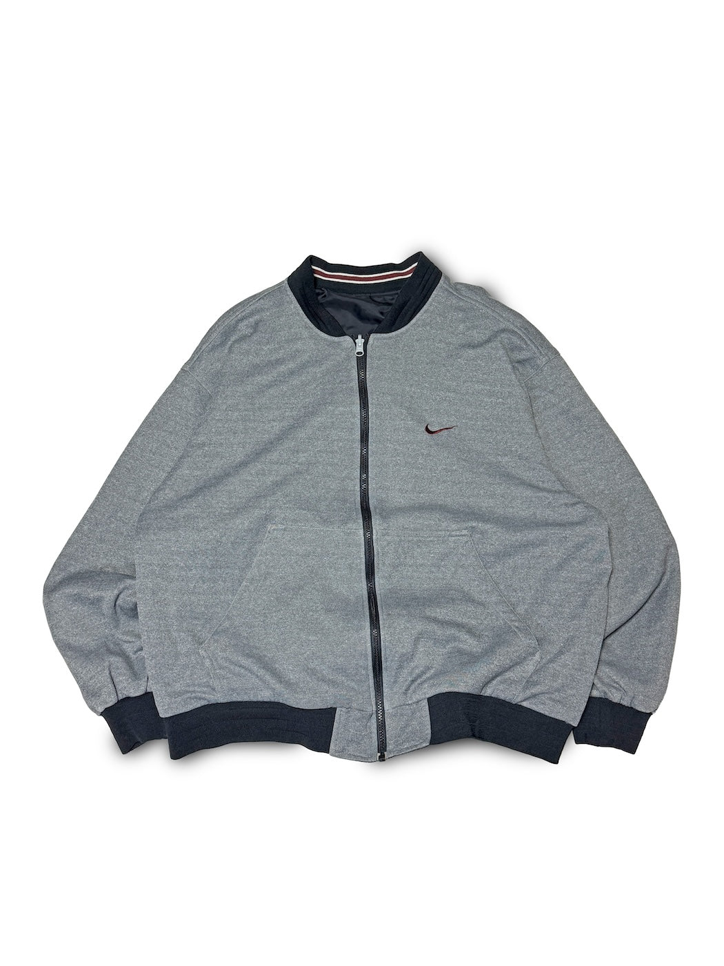 1990s NIKE REVERSIBLE NYLON TRACK JACLET