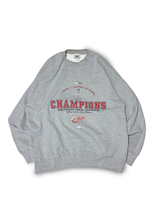 2002 Lee SPORTS DETROIT RED WINGS CHAMPION SWEAT
