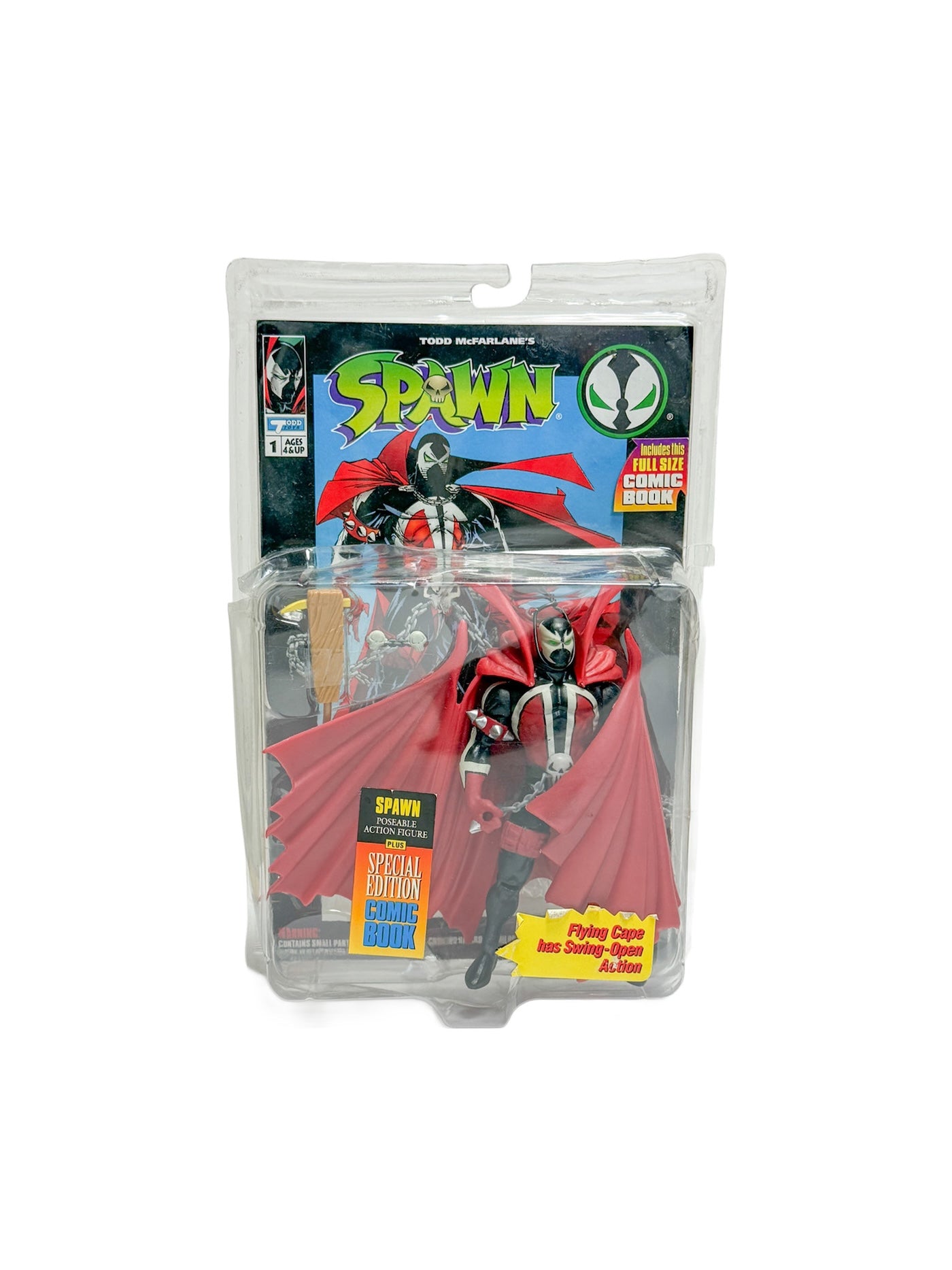 1994 SPAWN ACTION FIGURE w/COMIC BOOK