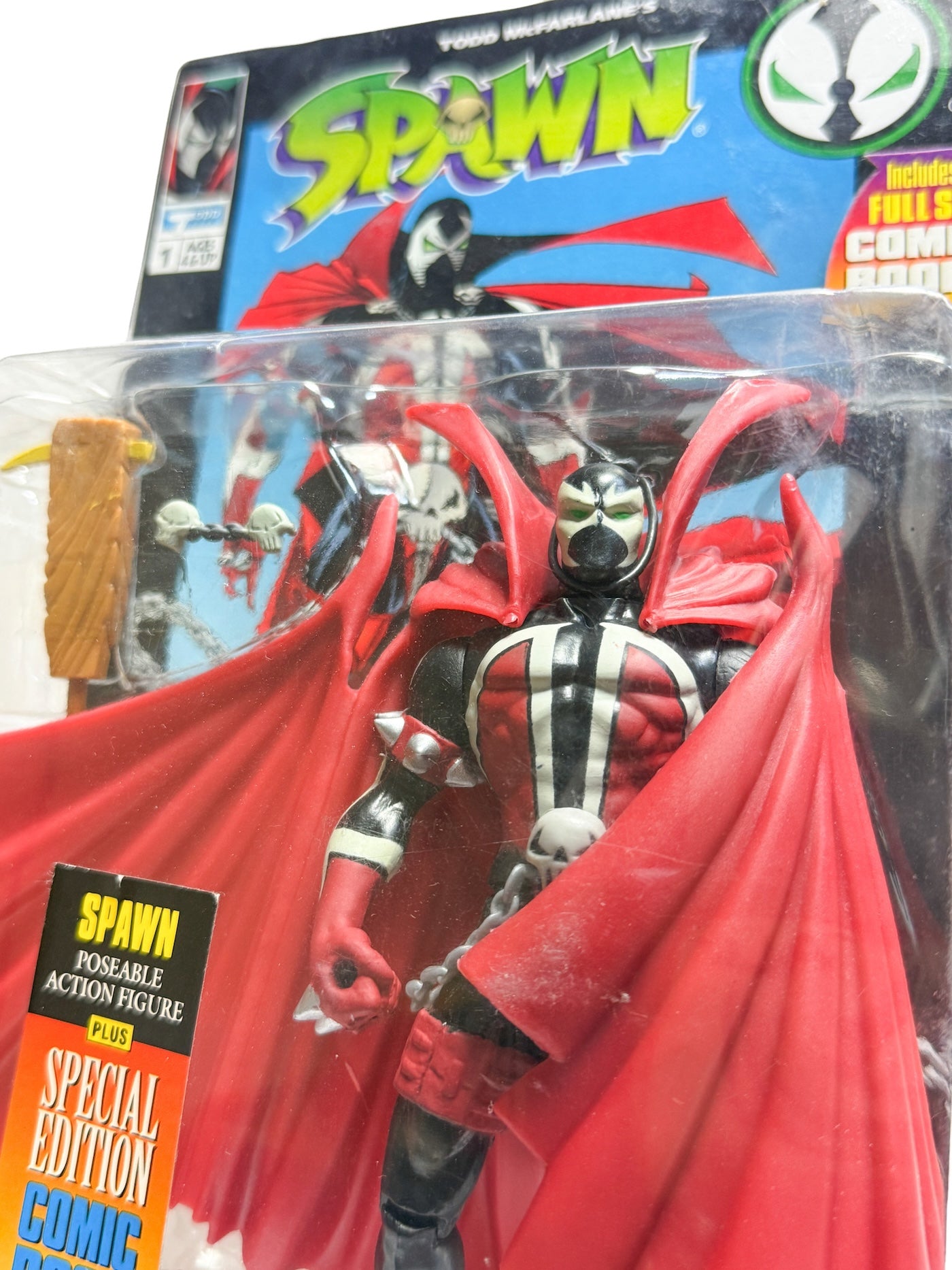 1994 SPAWN ACTION FIGURE w/COMIC BOOK