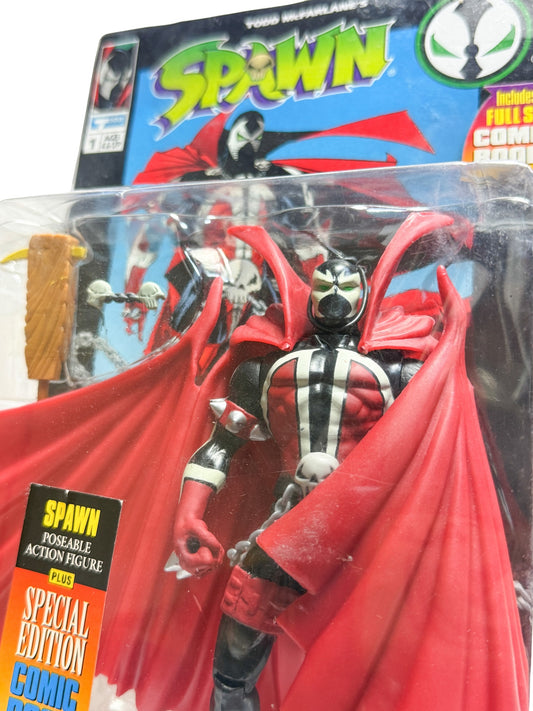 1994 SPAWN ACTION FIGURE w/COMIC BOOK