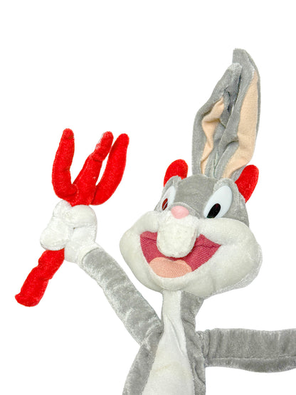 1990s LOONEY TUNES BUGS BUNNY DEVIL PLUSH