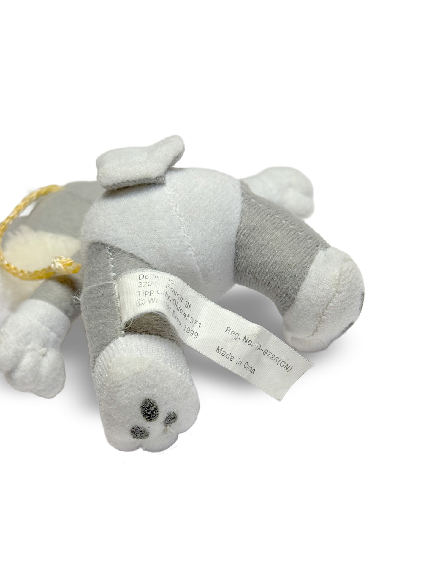 1999 LOONEY TUNES BABY BUGS BUNNY PLUSH
